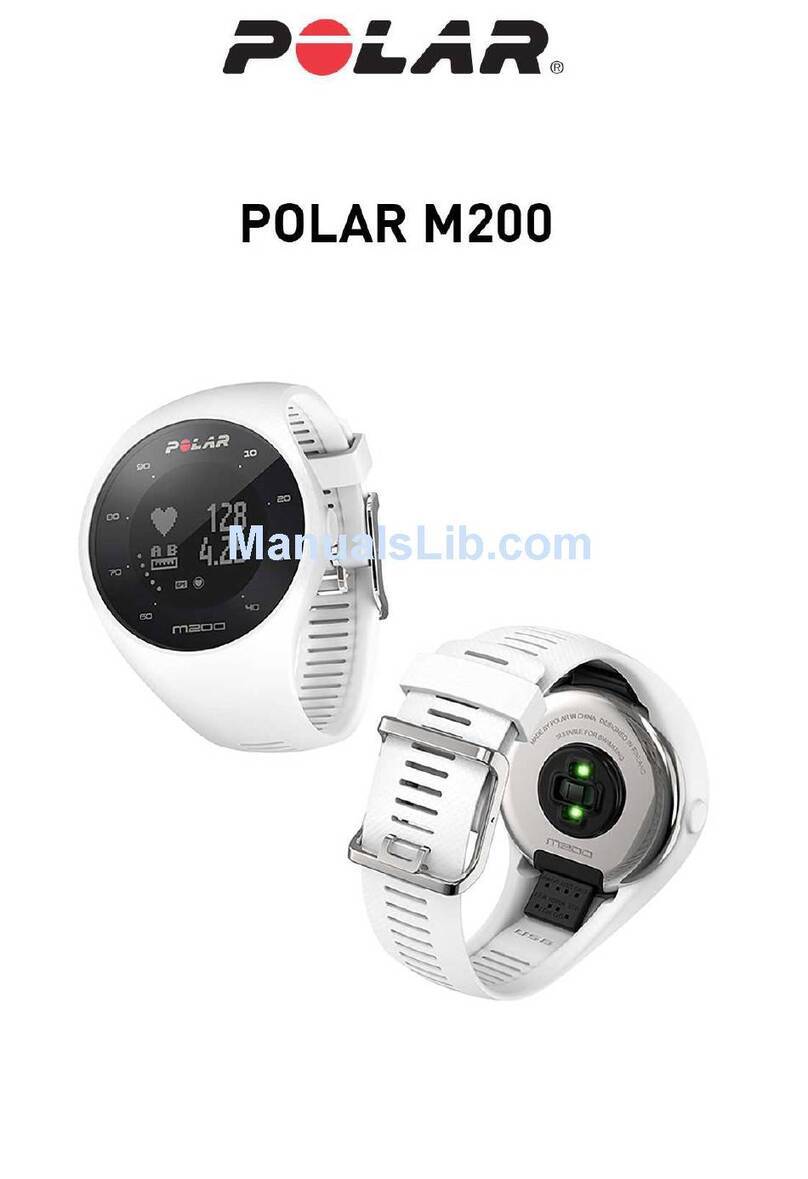 Polar Electro M200 User manual