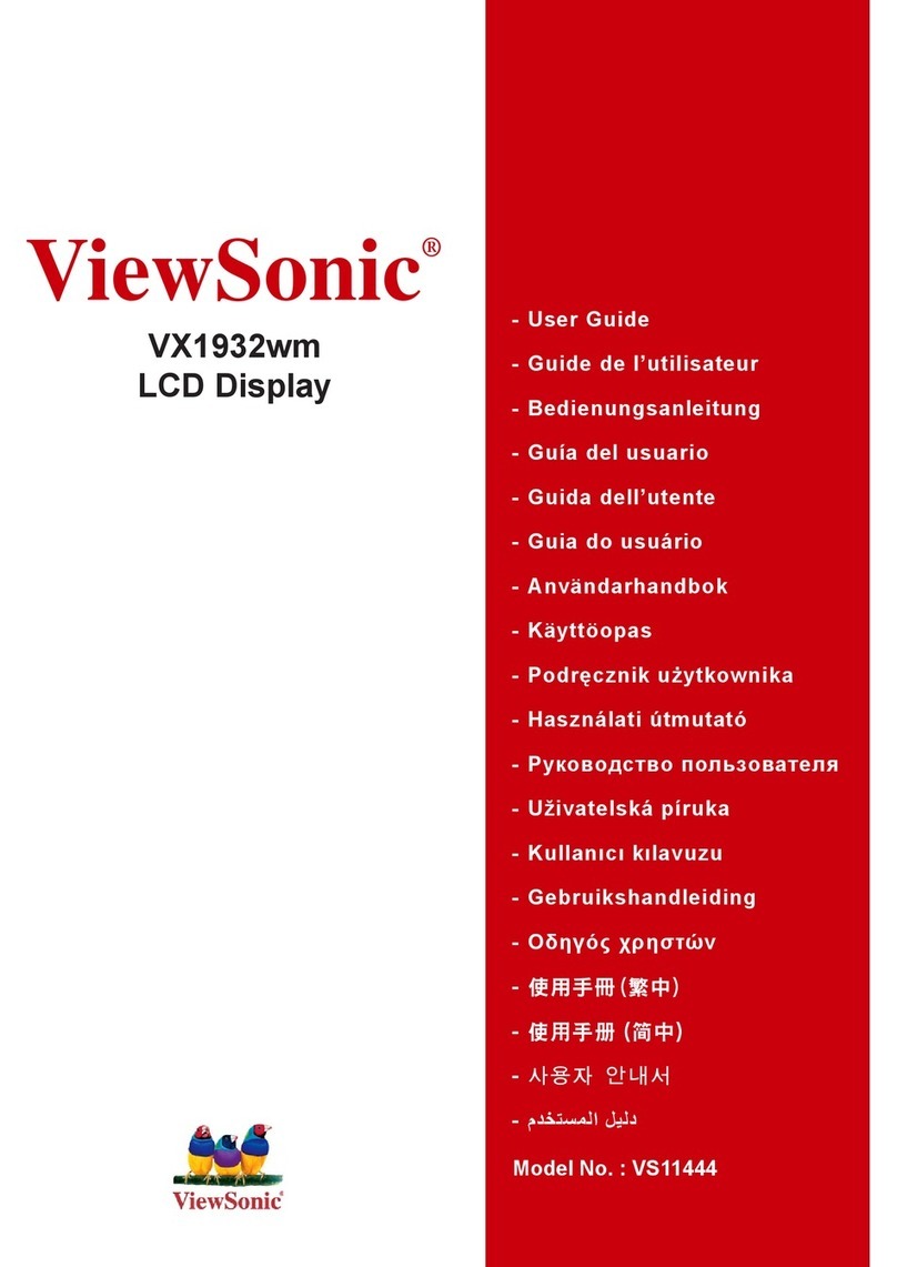 ViewSonic vx1932wm User manual
