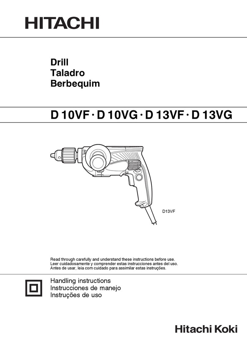 Hitachi D 10VF User manual