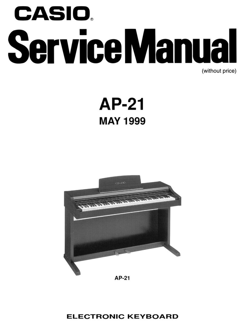 Casio Celviano AP-21 Service manual
