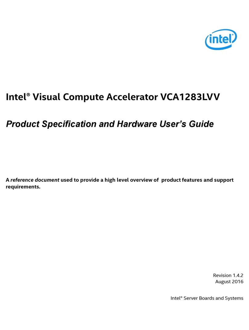 Intel VCA1283LVV Installation manual
