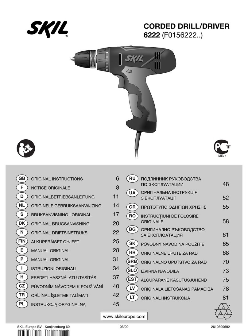 Skil 6222 Original instructions