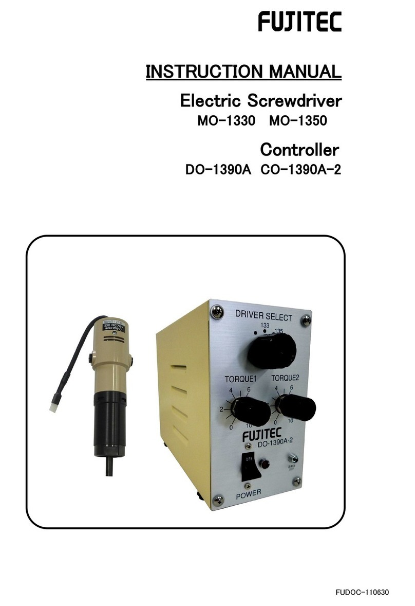 Fujitec MO-1330 User manual