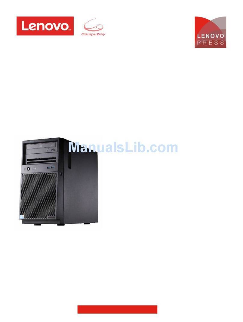 Lenovo x3100 M5 User manual