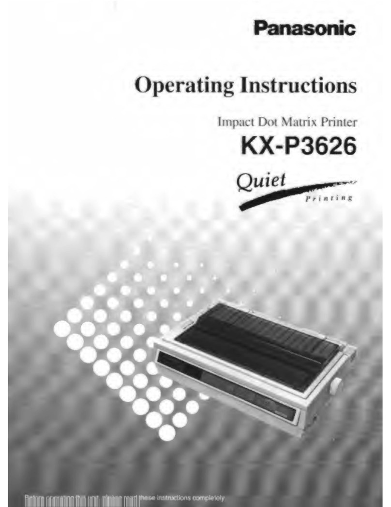 Panasonic KX-P3626 User manual