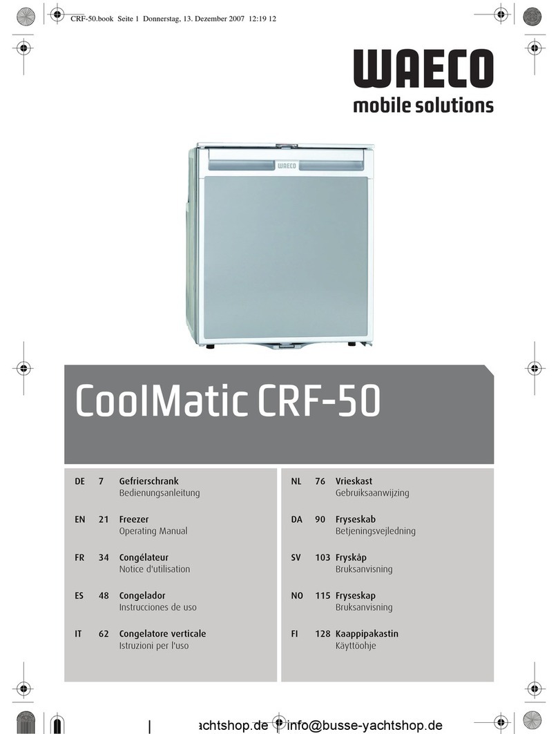 Waeco CoolMatic CRF-50 User manual
