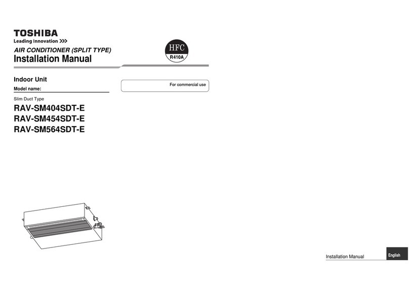 Toshiba RAV-SM404SDT-E User manual
