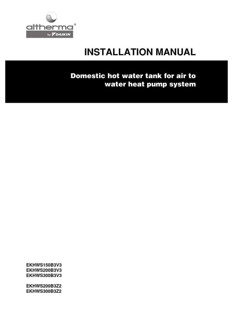 Altherma EKHWS150B3V3 installation manual Altherma EKHWS150B3V3 installation manual