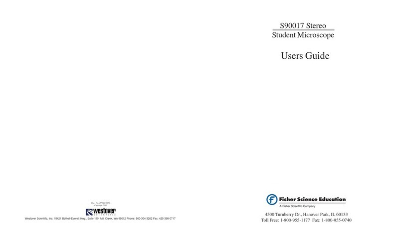 Fisher Science Education S90017 user guide
