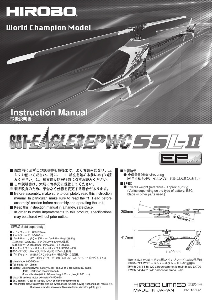 Hirobo jm2-0307903 User manual