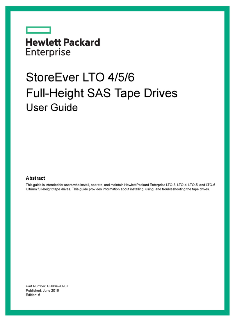 HP STOREEVER LTO 4 User manual