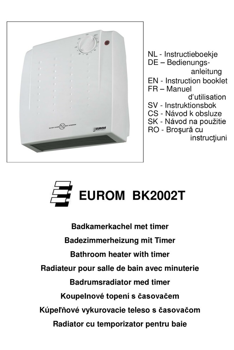 EUROM BK2002T Instruction booklet