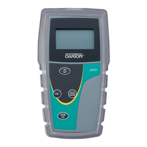 Oakton pH 5+ User manual