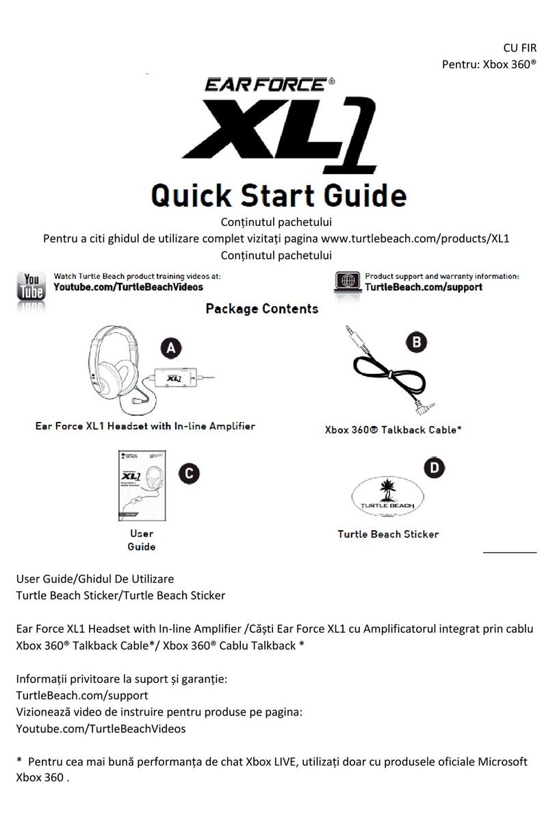 Ear Force XL1 User manual