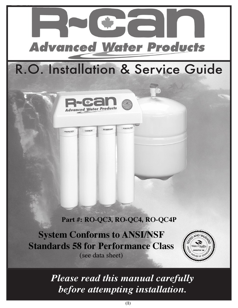 R-Can RO-QC3 Installation & service guide