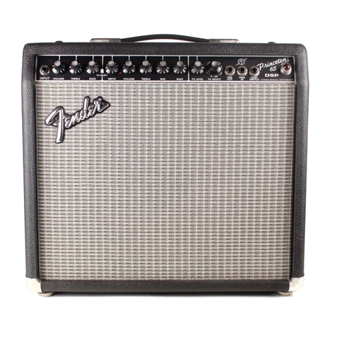 Fender Princeton 65 DSP User manual