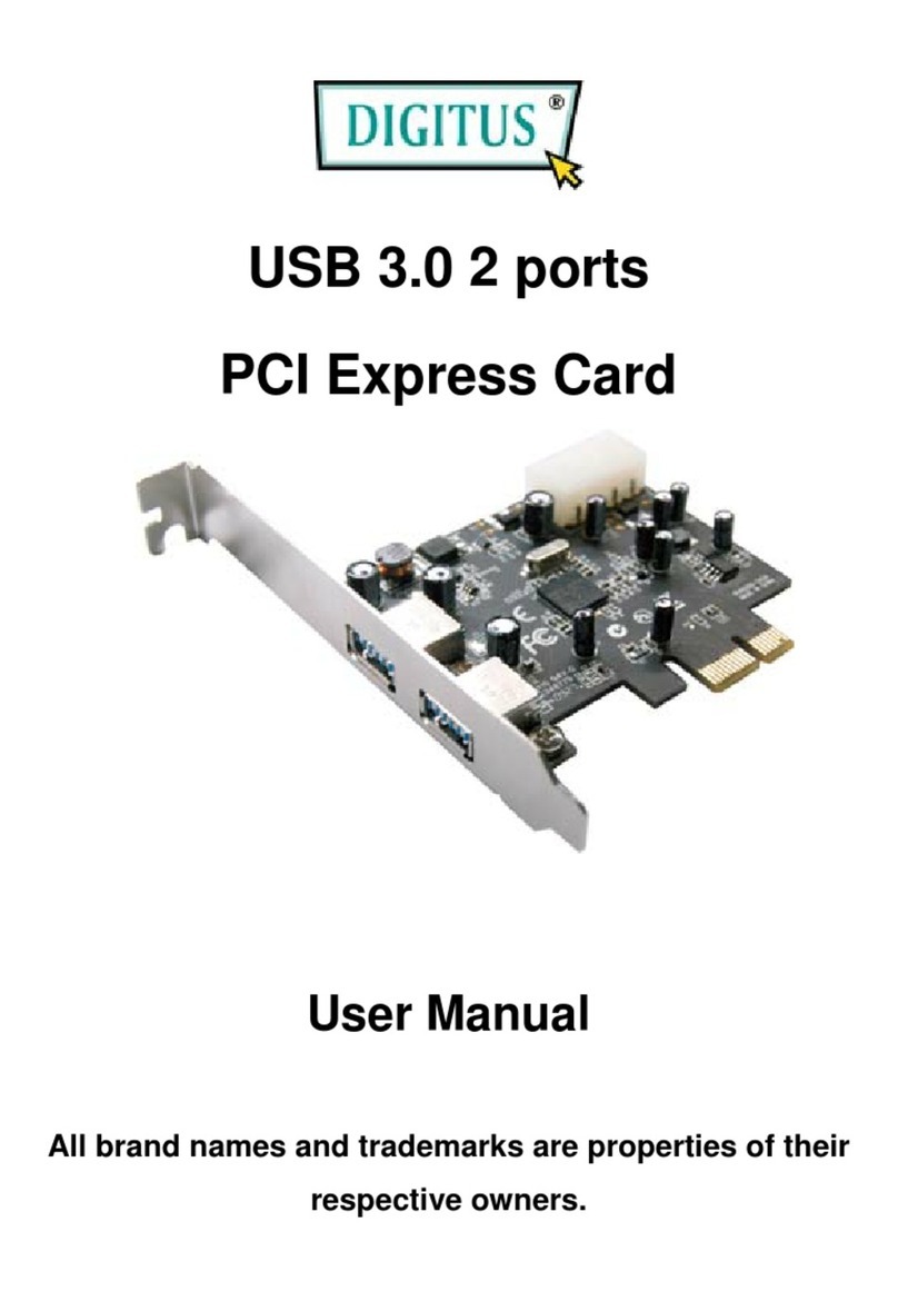 Digitus USB 3.0 2 ports User manual