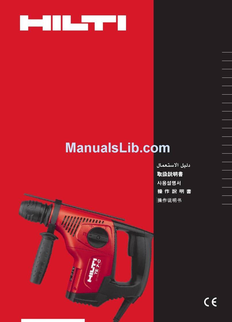 Hilti TE 7-C User manual