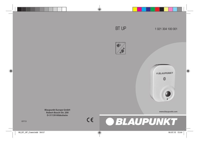 Blaupunkt BT UP manual