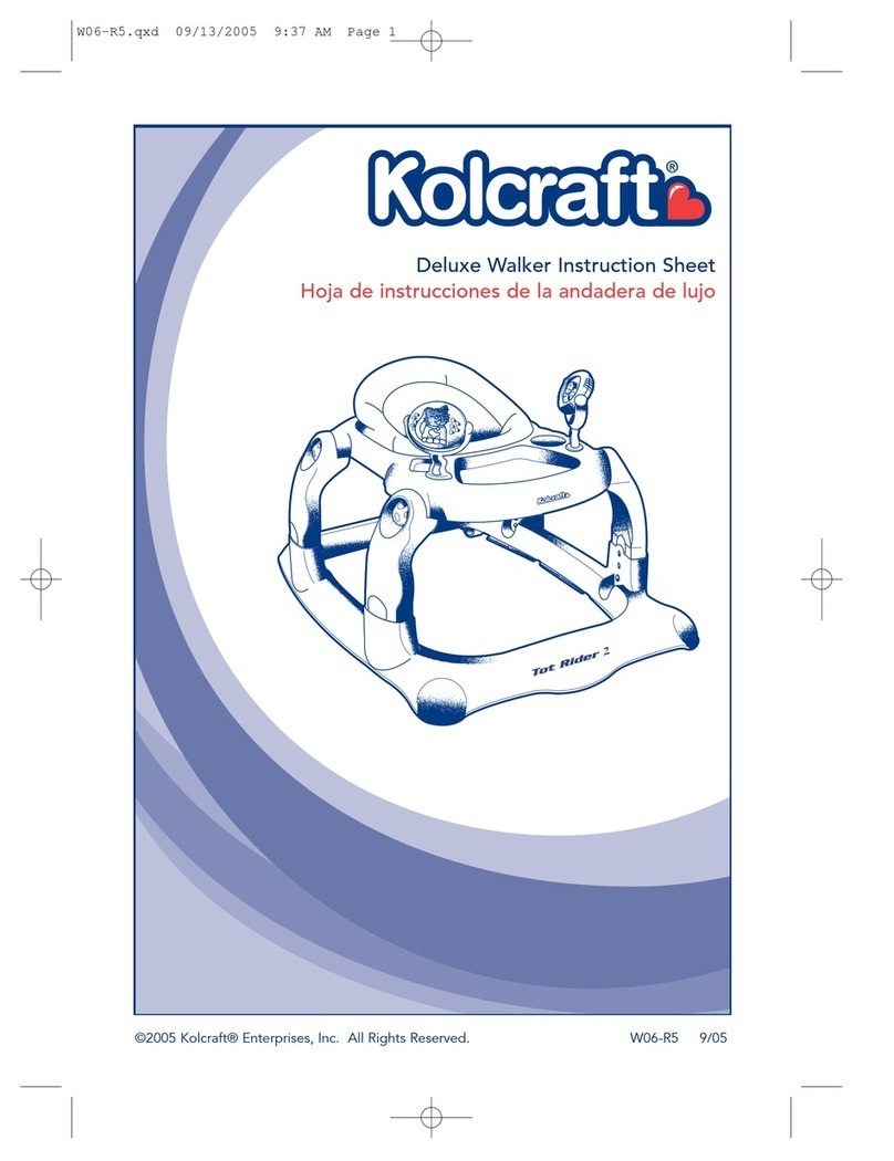 Kolcraft Deluxe Walker User manual