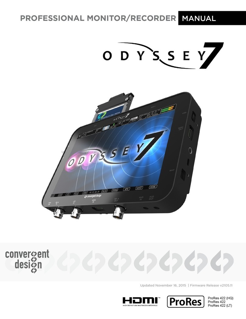 Convergent Design Odyssey 7 User manual