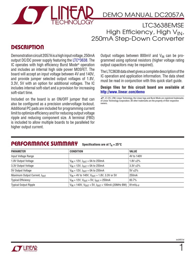 Linear LTC3638EMSE User manual