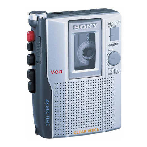 Sony TCM-200DV - Cassette Recorder User manual