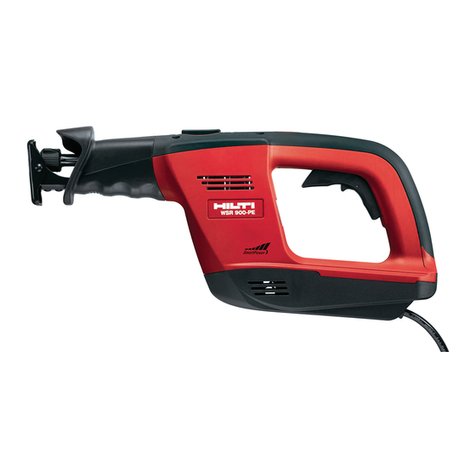Hilti WSR 900-PE Operating	 instruction