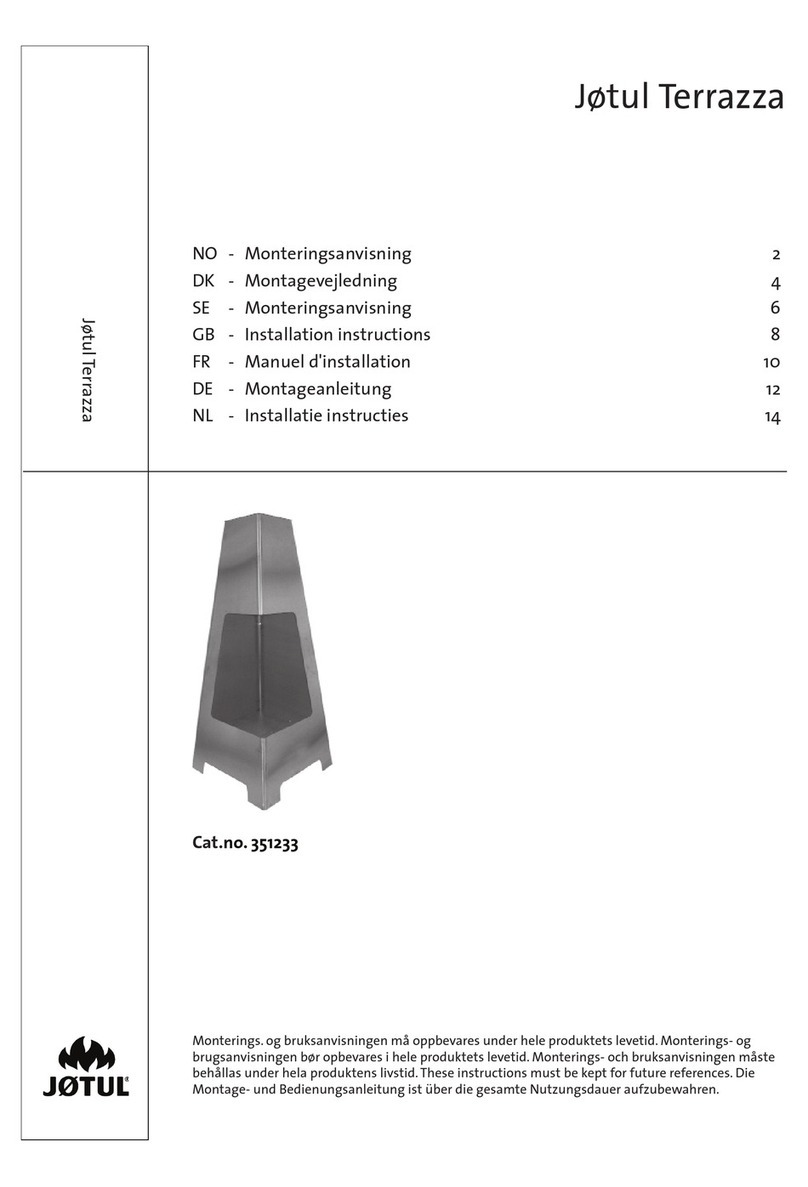 Jøtul Terrazza User manual