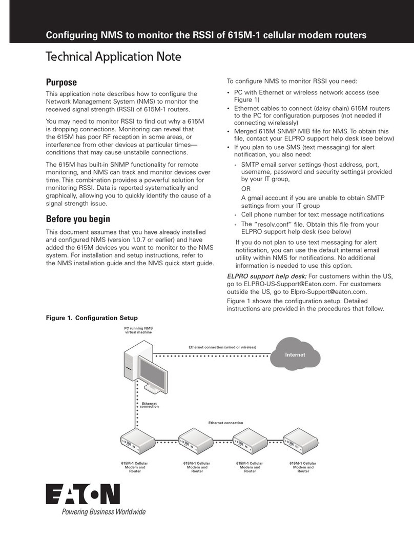 Eaton 615M-1 User manual