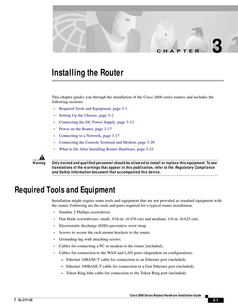 Cisco 2600 Series User manual