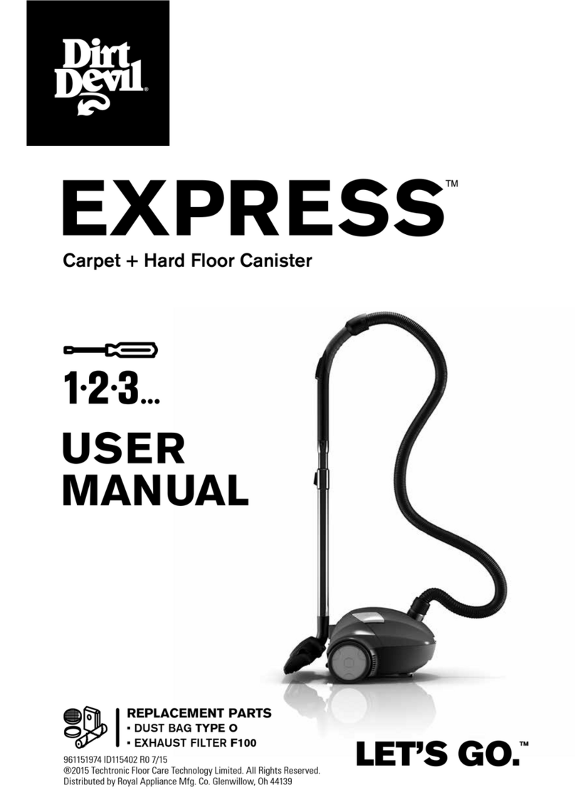 Dirt Devil SD30070 user manual