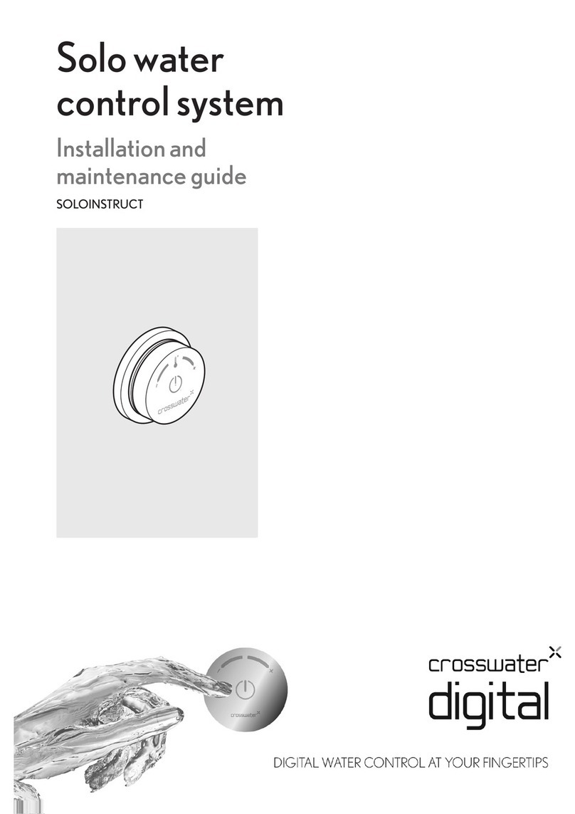 Crosswater Solo Installation and maintenance guide