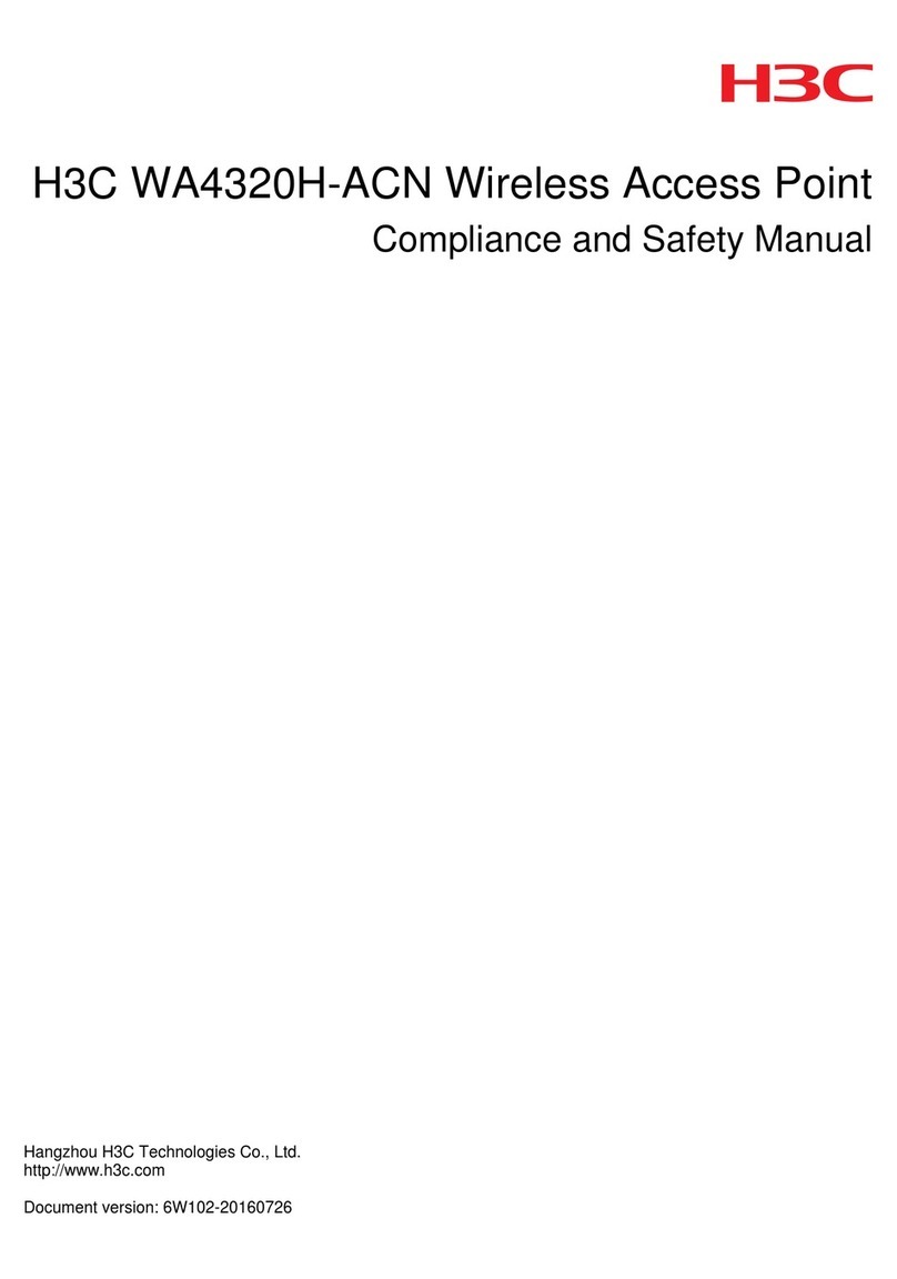 H3C WA4320H-ACN User guide H3C WA4320H-ACN User guide