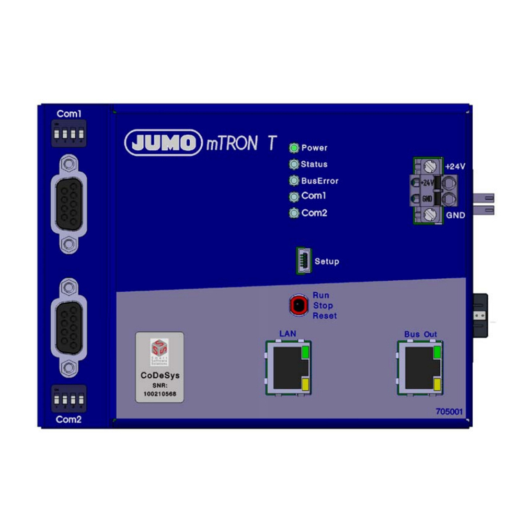 JUMO mTRON T User manual