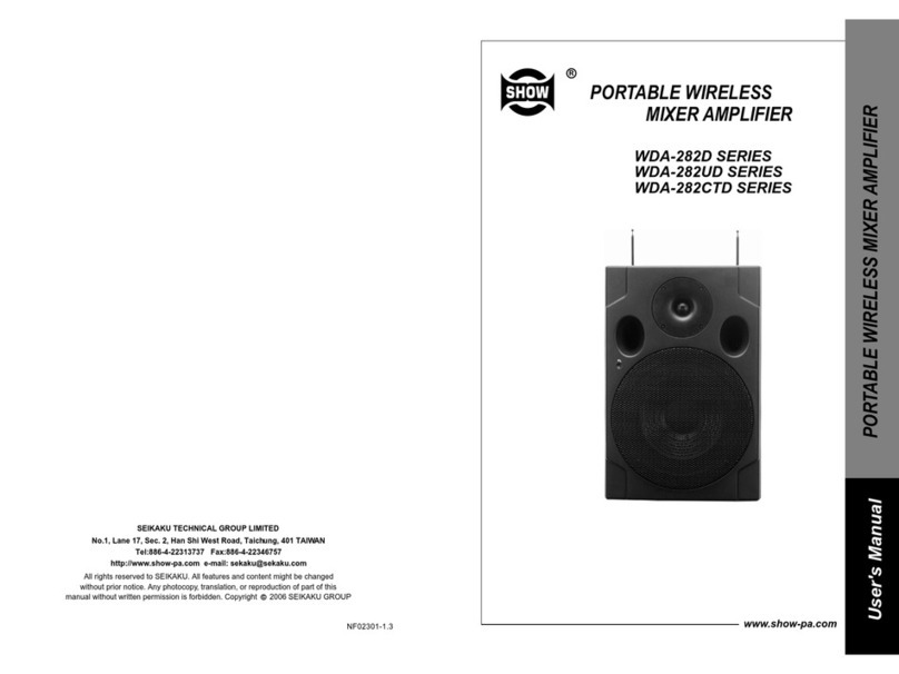 Show WDA-282D User manual