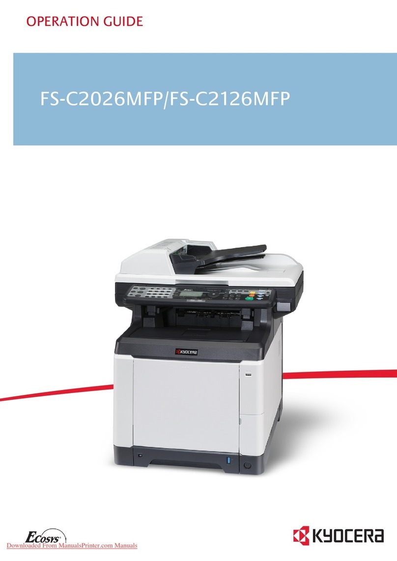 Kyocera FS-C2026MFP User manual