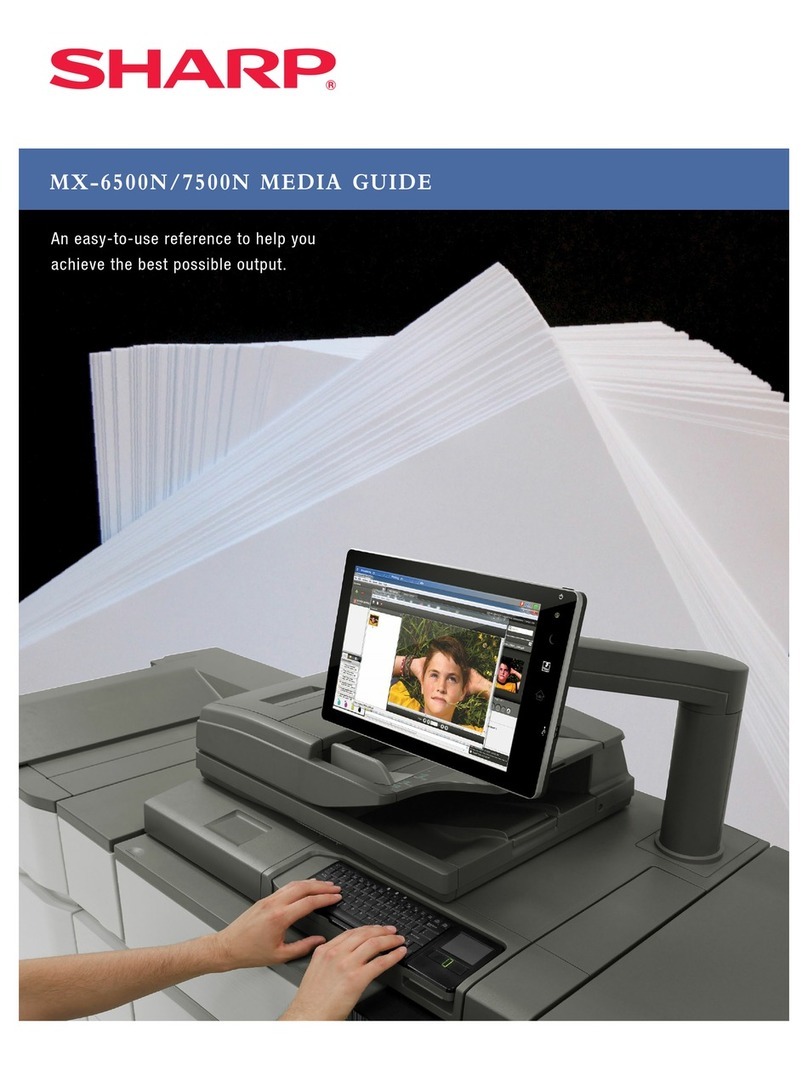 Sharp MX-6500N User manual Sharp MX-6500N User manual