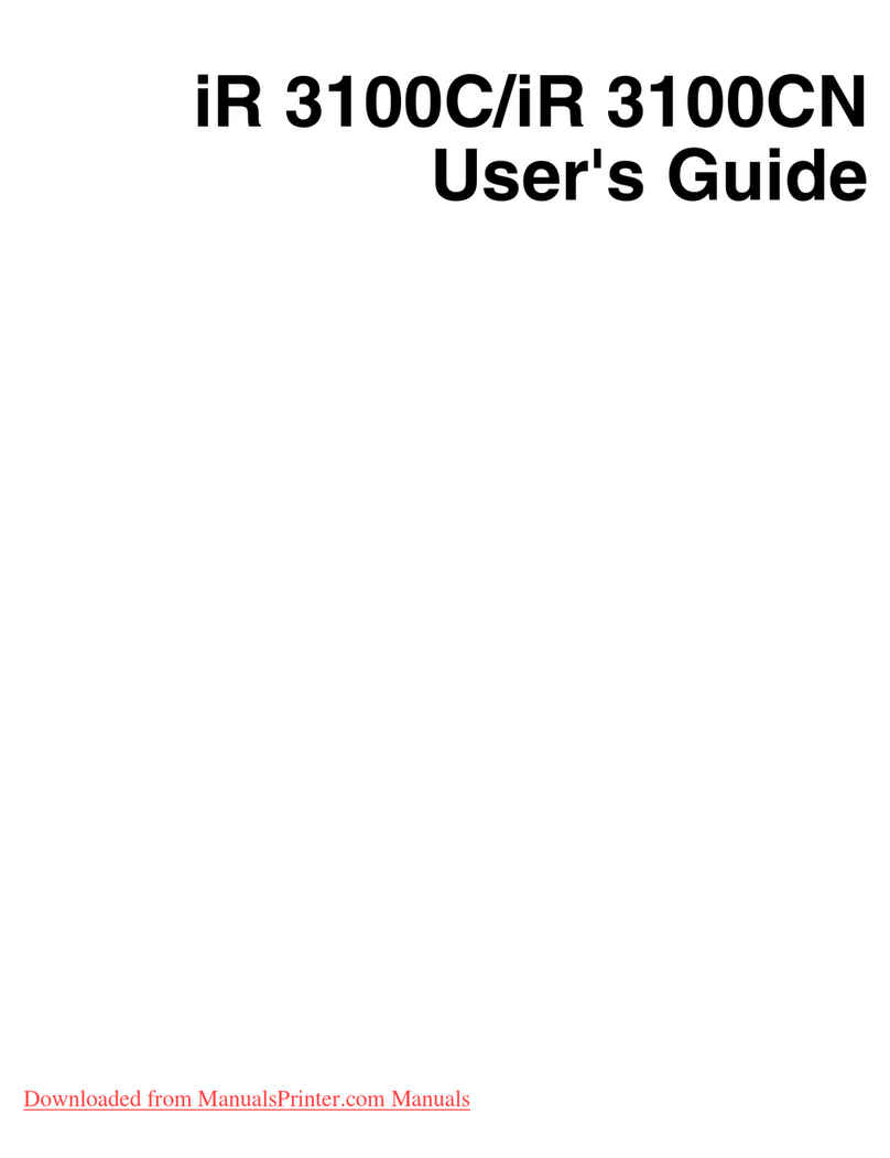 Canon iR 3100C User manual