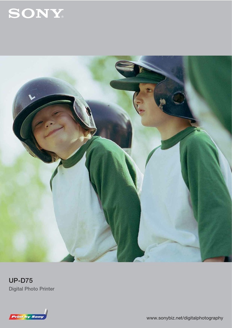 Sony UP-D75 User manual