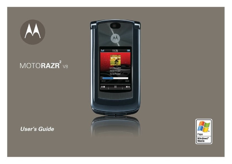 Motorola MOTORAZR V8 User manual