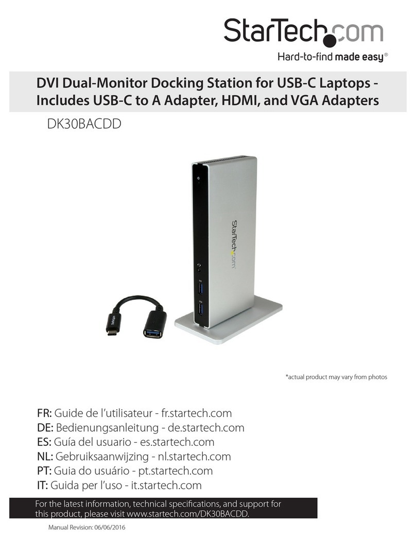StarTech.com DK30BACDD manual