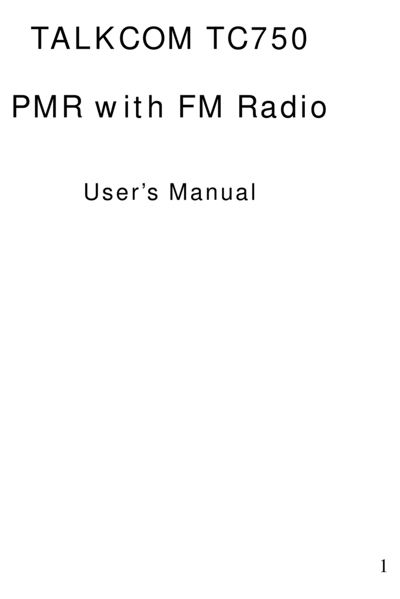 TALKCOM TC750 user manual