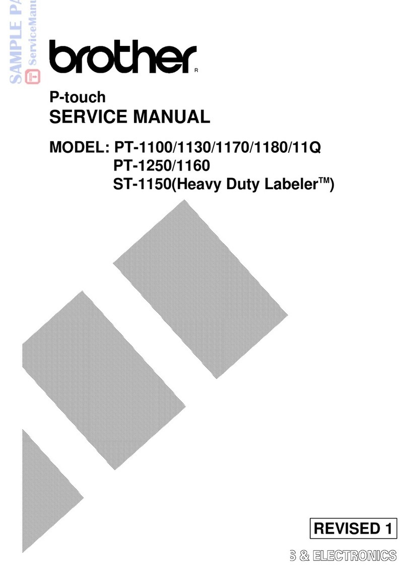 Brother P-touch PT-1100 User manual