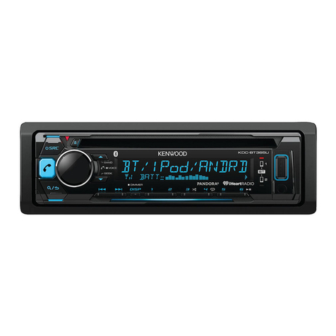 Kenwood KDC-BT365U User manual