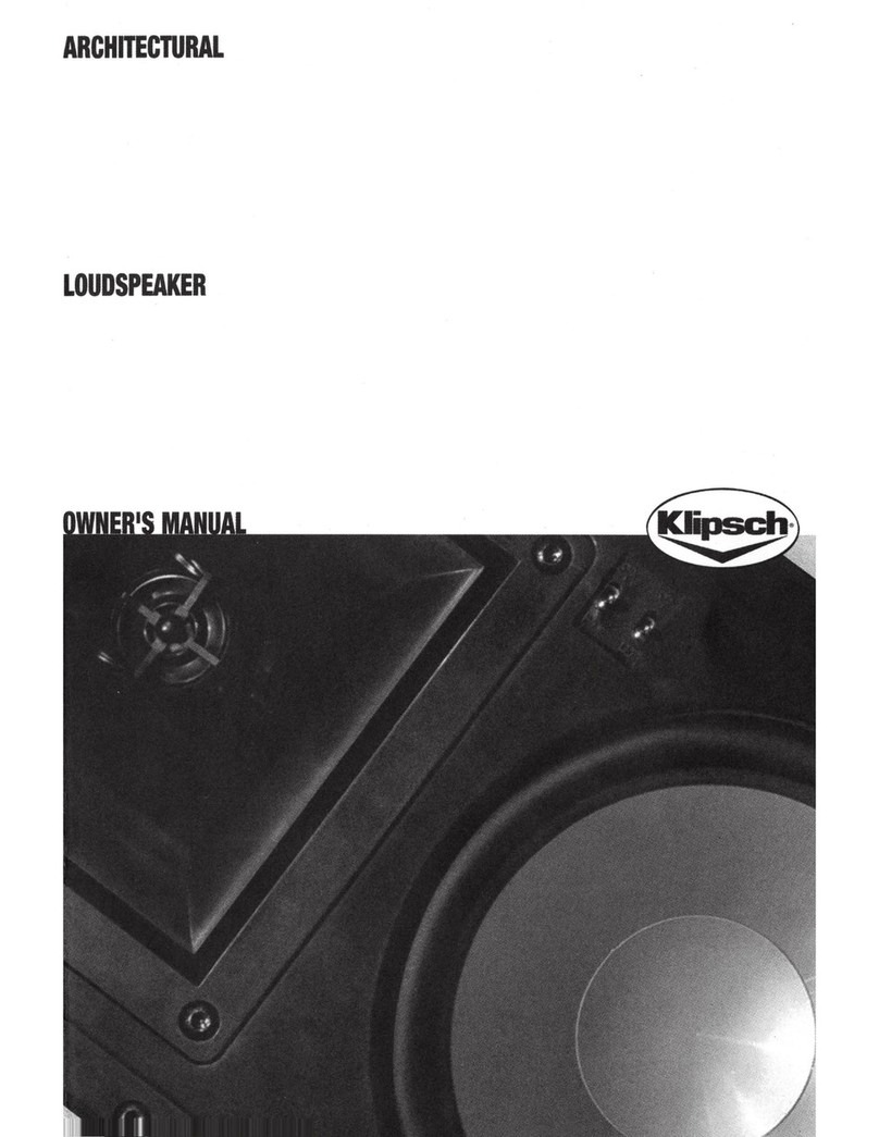 Klipsch 3000 SERIES User manual
