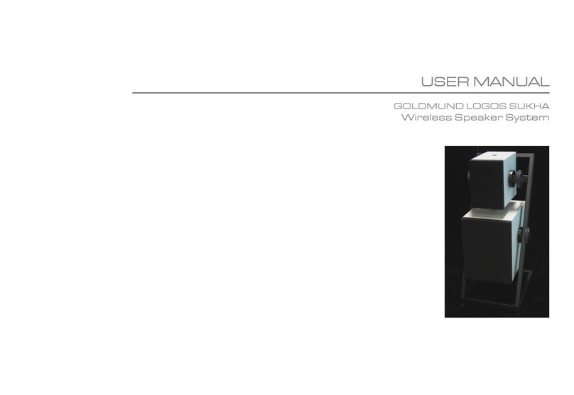 Goldmund LOGOS SUKHA user manual