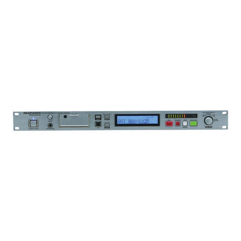 Marantz PMD580 User manual