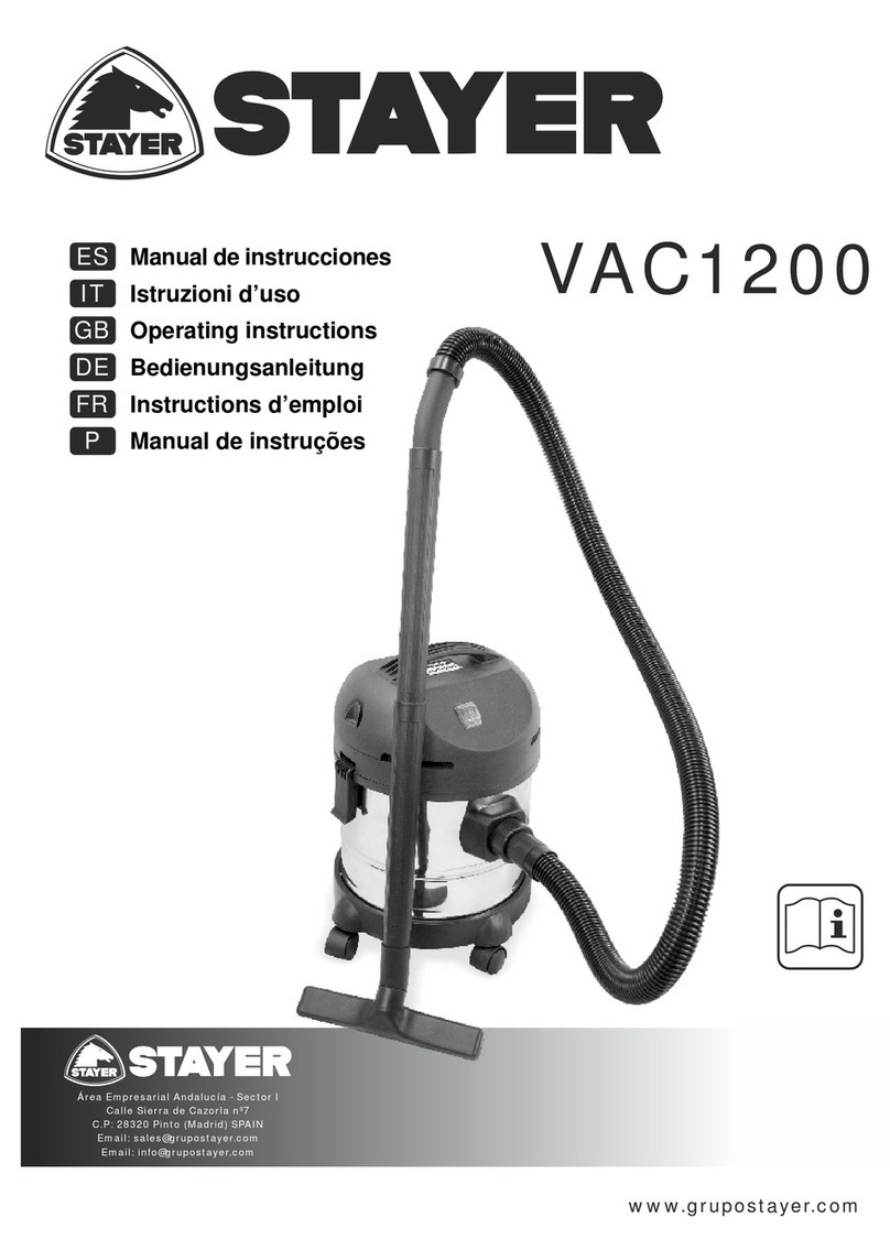 stayer VAC1200 operating instructions