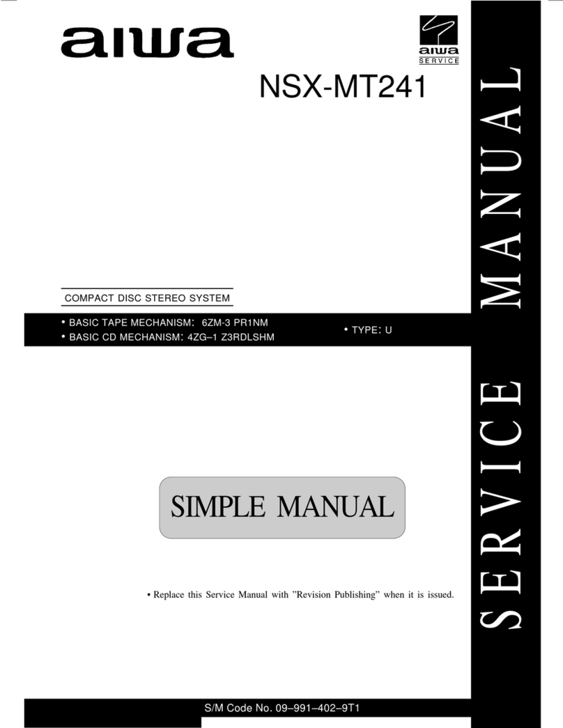 Aiwa NSX-MT241 Service manual